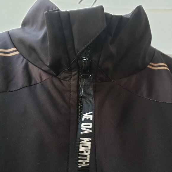 Toronto Raptors Qore Women's Throwback Team Full-Zip Windbreaker Jacket - Black - Picture 4 of 10